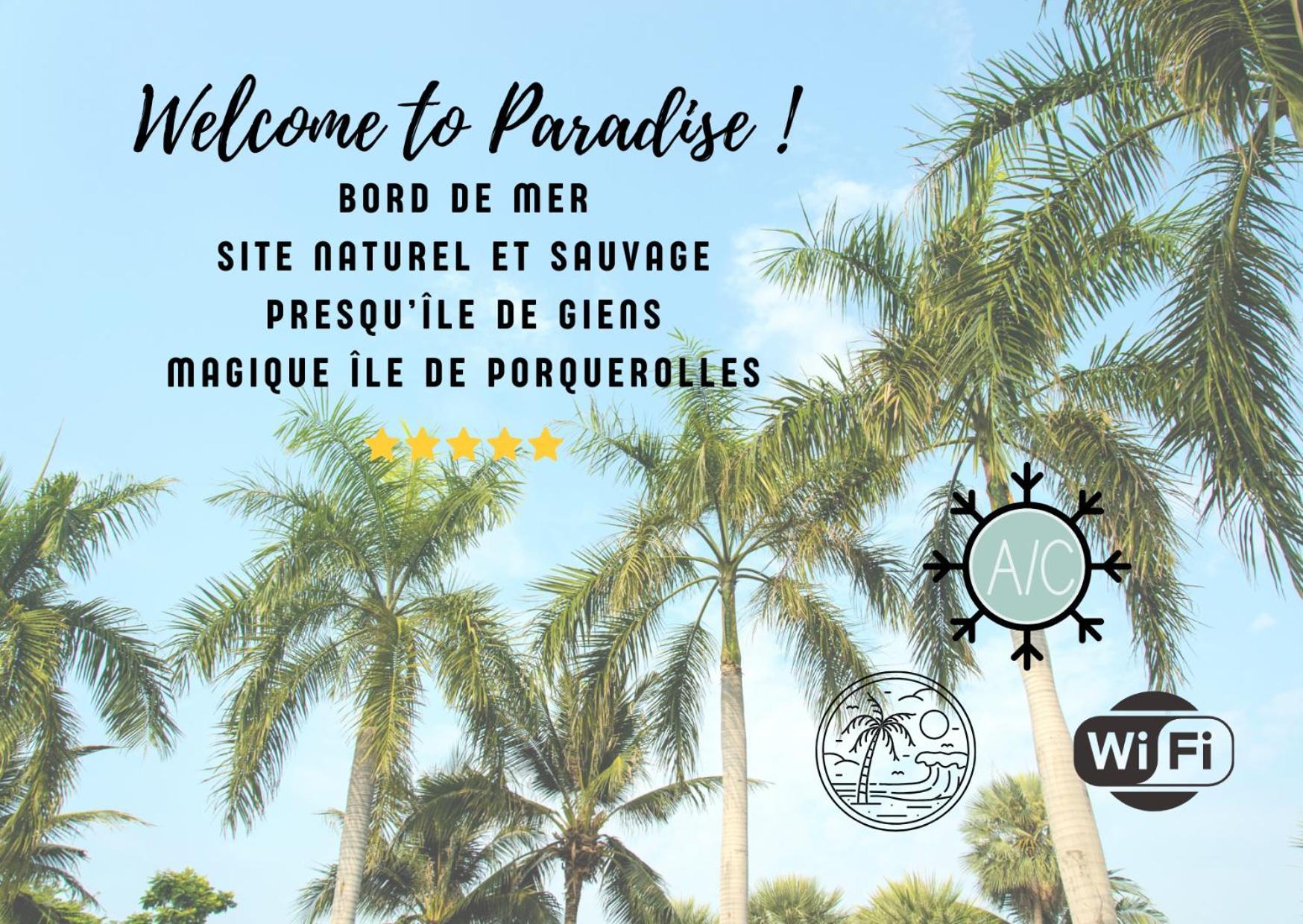 L'Instant Mer - Bord De Mer - Studio Avec Grand Jardin A La Capte Hyères المظهر الخارجي الصورة