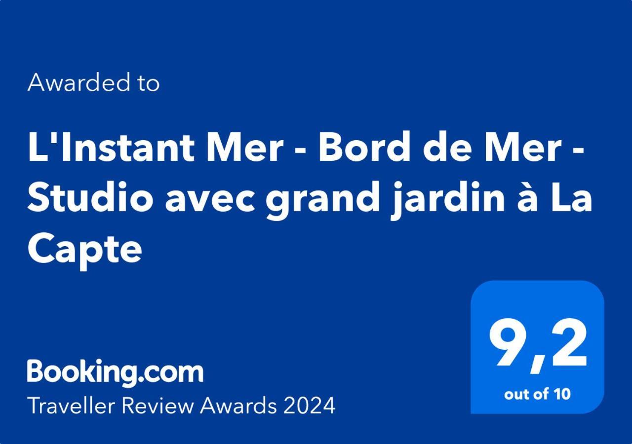 L'Instant Mer - Bord De Mer - Studio Avec Grand Jardin A La Capte Hyères المظهر الخارجي الصورة