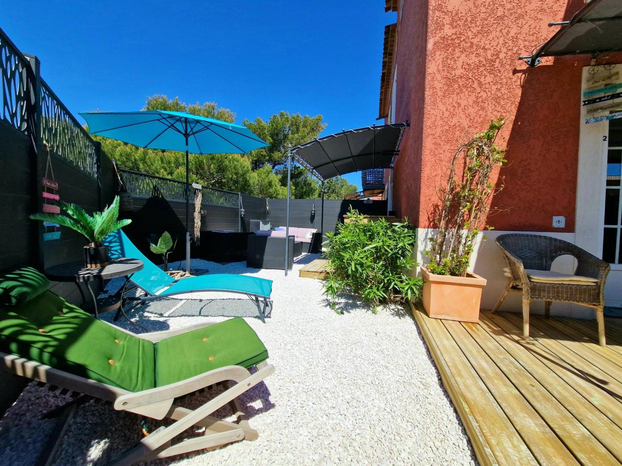L'Instant Mer - Bord De Mer - Studio Avec Grand Jardin A La Capte Hyères المظهر الخارجي الصورة